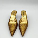 Prada Kitten Heels gold 38 1/2