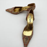 Prada Kitten Heels gold 38 1/2