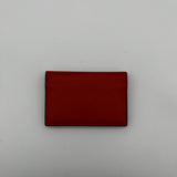 Prada Saffiano Leather Cardholder orange