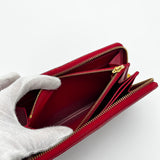 Louis Vuitton Zippy Wallet Vernis Red