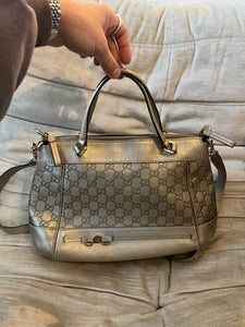 Gucci Silver Bag