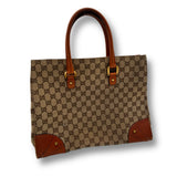 Gucci GG Canvas Tote Bag Nailhead Tote