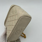 Chanel Quilted Suede Bag