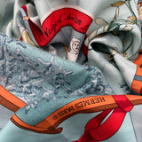 Hermès Silk Scarf Neige D’Antan