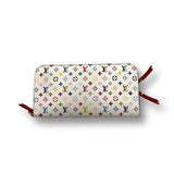 Louis Vuitton Zippy Wallet Monogram White
