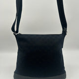 Gucci Black GG Monogramm Crossbody Bag