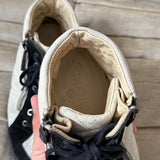 Chanel Double Zip Hightop Sneaker 38