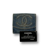 Chanel Denim Compact Wallet