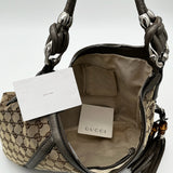 Gucci Monogram Horsebit Hobo Bag