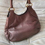 Prada Leather Hobo Shoulder Bag