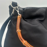 Gucci Bamboo Handle Two Way Tote Bag