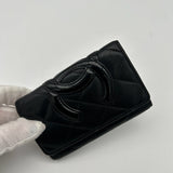 Chanel Cambon Key Holder Quilted Leather