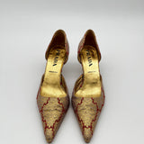 Prada Kitten Heels gold 38 1/2