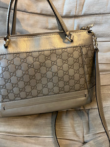 Gucci Silver Bag