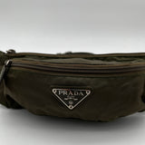 Prada Nylon Belt Bag Olive