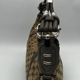 Gucci Monogram Horsebit Hobo Bag