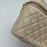 Chanel Quilted Suede Bag