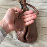 Prada Leather Hobo Shoulder Bag