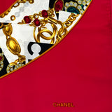 Chanel Jewel Print Big CC Silk Scarf