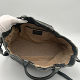 Prada Black Leather Tote Bag