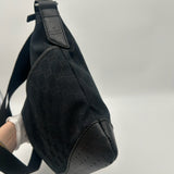 Gucci Black GG Monogramm Crossbody Bag