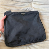 Prada Nylon Crossbody Bag black big