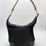 Gucci GG Canvas Shoulder Bag Black