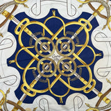 Hermès "Eperon d'Or" Silk Scarf By Henri d'Origny