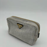Prada Pouch Canvas Grey