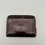 Louis Vuitton Vernis Zippy Coin Purse Amarante