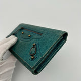 Balenciaga Continental Wallet Vert