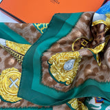 Hermès Scarf Casques Et Plummets