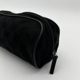 Gucci Black GG Canvas Pouch