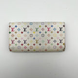 Louis Vuitton Multicolor Murakami Wallet white