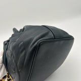 Chanel CC Lambskin Drawstring Bag