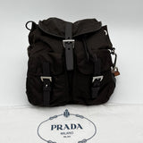 Prada Tessuto Double Pocket Shoulder Bag