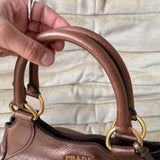 Prada Leather Hobo Shoulder Bag