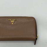 Prada Saffiano Leather Zippy Wallet