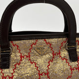 Prada Brocade Handbag gold