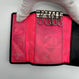 Chanel Cambon Key Holder Quilted Leather
