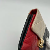 Chanel Lambskin Quilted Colorblock Mini Crossbody Bag