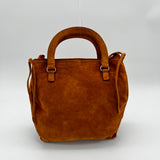 Prada Suede Top Handle Handbag