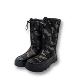 Prada Camouflage Print Nylon Snow Boots