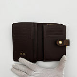 Louis Vuitton Kisslock Wallet Damier Ebene