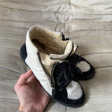 Chanel Double Zip Hightop Sneaker 38