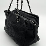 Chanel Diamond Stitch Leather Shoulder Bag