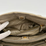 Prada Vitello Shine Tote Bag