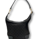 Gucci GG Canvas Shoulder Bag Black