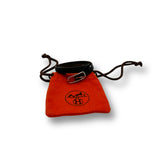 Hermes Api Bracelet black leather