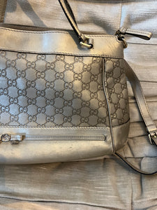 Gucci Silver Bag